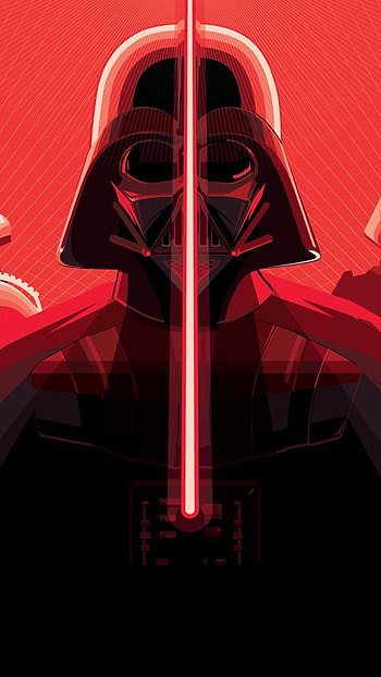 Darth Vader, red, movie HD phone wallpaper