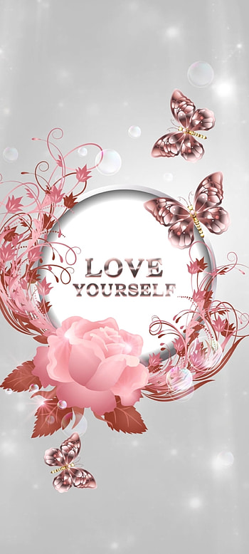 Rosegold Butterfly, Heart, Luxury, Love, Premium, Flowers HD phone wallpaper