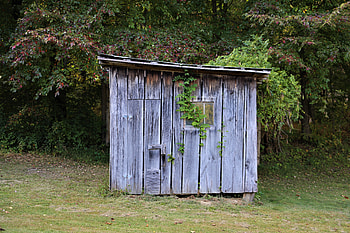 The Old Outhouse, graphy, Structure HD wallpaper