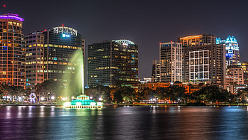 Orlando skyline, Production company HD wallpaper