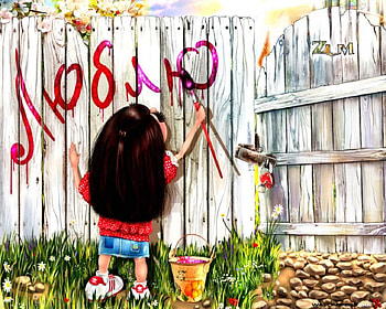 love, write, colour HD wallpaper