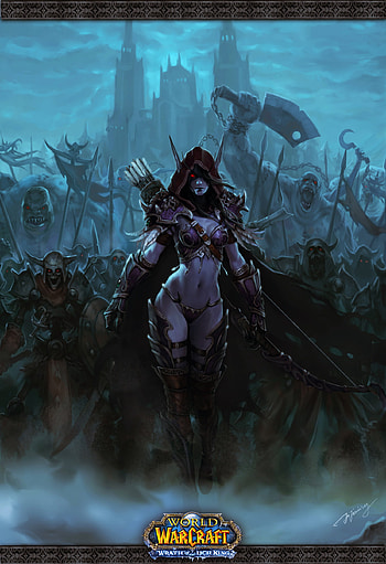 Dark Lady Sylvanas Windrunner the Banshee Queen and leader of the Forsaken HD phone wallpaper