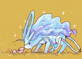 Suicune, blue, pikachu, pokemon HD wallpaper