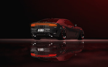 Dodge Charger Coupe Rear , dodge-charger, dodge, cars, artstation HD wallpaper