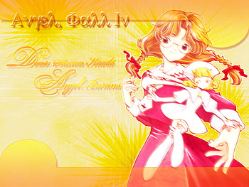 Angel Fall In-Kaede, kaede, angelic layer, fall, burans, angel HD wallpaper