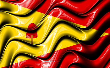 Pereira Flag, , Cities of Colombia, South America, Day of Pereira, Flag of Pereira, 3D art, Pereira, colombian cities, Pereira 3D flag, Colombia HD wallpaper