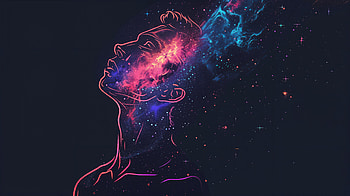 Cosmic Soul: Artistic Reflection of Humanity, artistic, man, humanity, soul, Abstract HD wallpaper