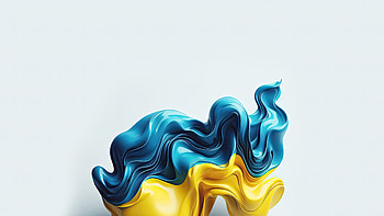 Ukraine — Blue & Yellow Wave, Ukraine HD wallpaper