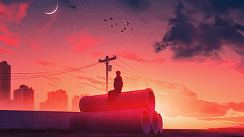 Breathtaking Distances, alone, artist, artwork, digital-art HD wallpaper