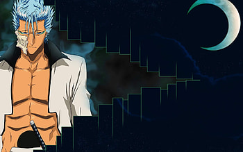 Grimmjow Jaggerjack, Anime protagonist, Powerful Arrancar, Fierce combat HD wallpaper