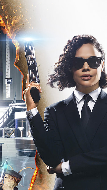 Tessa Thompson, Men in Black International, Agent H, Agent M HD phone wallpaper