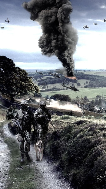 Army , War, Soldier, battle HD phone wallpaper