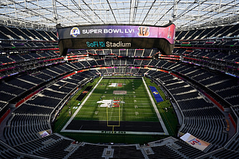 SoFi Stadium, Super Bowl LVI HD wallpaper