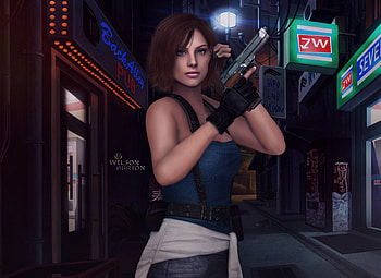 Jill Valentine Resident Evil, fantasy-girls, games HD wallpaper