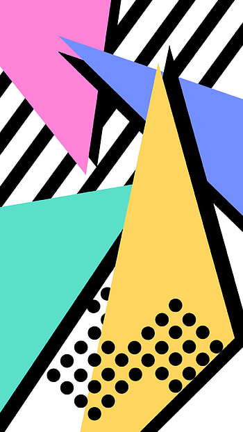 Retro geometric , Vintage-inspired designs, Abstract patterns, Nostalgic visuals HD phone wallpaper