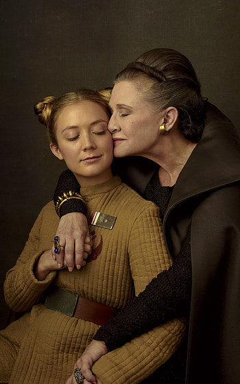 Billie Lourd, Carrie Fisher HD phone wallpaper