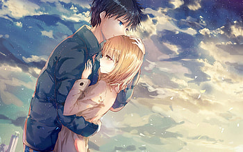 Anime couple HD wallpaper