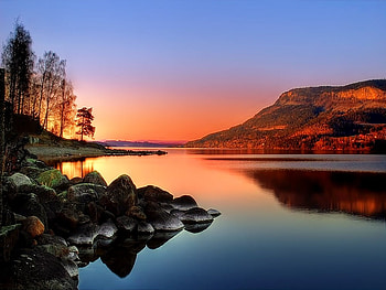 Journey through America: California, sea, california, landscape, nature, america, sunset, beauty, mountain HD wallpaper