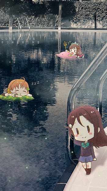 Aqours, chibi, Anime, Love Live! Sunshine!! HD phone wallpaper