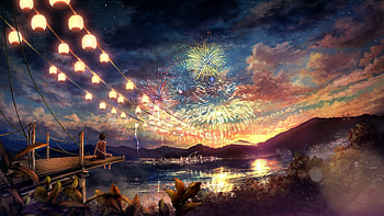 Night Anime Scenery High Quality Resolution Dark . HD wallpaper