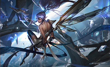 Prestige Cyber Halo Janna, league-of-legends, games, 2024-games, artstation, video-games HD wallpaper
