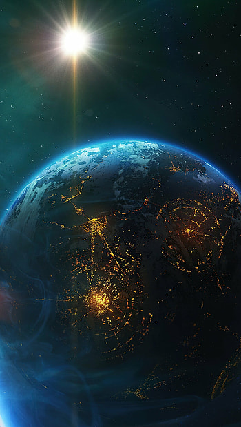 Outer Space, Earth on space, Ultra , Id6830 HD phone wallpaper