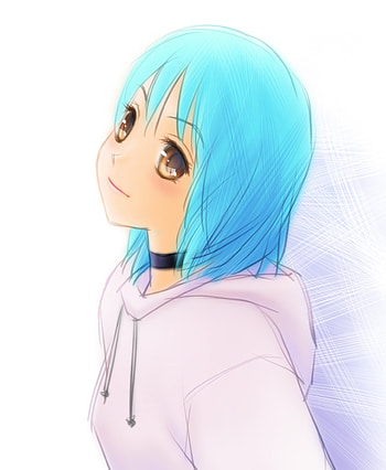 Anime, Girl, Hair, Hoody, Sweatshirt HD phone wallpaper