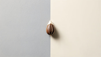 Seed in Balance: A Ultra Experience, seed, minimalist, nature, still life, nut HD wallpaper