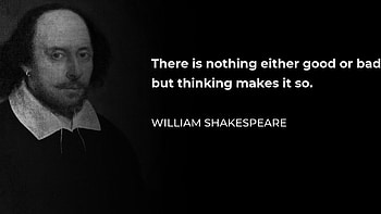 William Shakespeare, Quote, Good or bad, Thinking HD wallpaper
