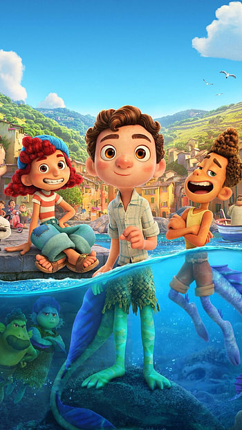 Luca Pixar , Colorful animated film, Italian Riviera paradise, Heartwarming friendship HD phone wallpaper