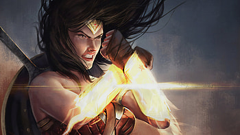Wonder Woman Start, wonder-woman, superheroes, artwork, digital-art HD wallpaper