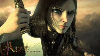 Alice madness returns, cute, game, alice in wonderland, bloody HD wallpaper
