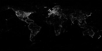 Abstract World Map, Dark World HD wallpaper