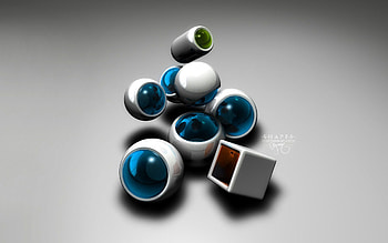 3D, Form, Forms, Balls, Plastic HD wallpaper