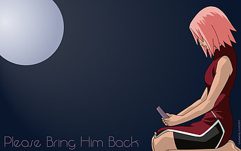 bring him back!!!, sasuke, dreams, girl, miss, anime, moon, love, sakura, memories HD wallpaper