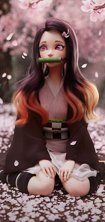 Nezuko Kamado, Nezuko Aesthetic HD phone wallpaper