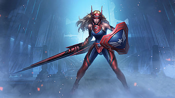 Captain America Girl Marvel Contest Of Champions, marvel-contest-of-champions, games, marvel HD wallpaper