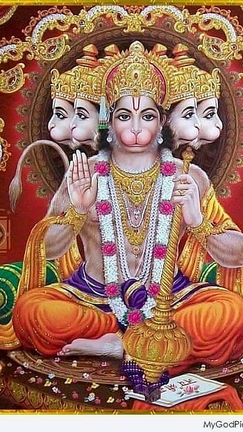 Panchmukhi Hanuman, Panchmukhi, Hanuman, God Hanuman HD phone wallpaper