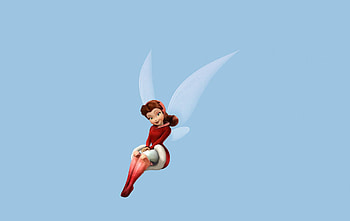 Rosetta, blue, fairy, fantasy, movie, red, disney, secret of the wings HD wallpaper