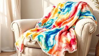 Cozy Blanket Bliss: A Ultra for Ultimate Comfort, blanket, colorful, Cozy, living room HD wallpaper