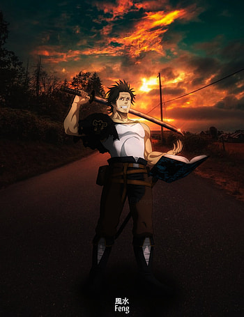 Yami Sukehiro, cloud, naruto, sky, halloween, black clover, anime HD phone wallpaper