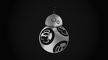 A minimal I made of BB-8 :) HD wallpaper