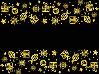 Pattern, golden, black, craciun, christmas, texture, card, new year HD wallpaper
