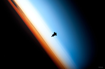 NASA space shuttle, space, minimal HD wallpaper