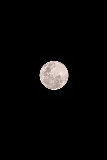 Captivating full moon shining brightly in a dark night sky. HD phone wallpaper