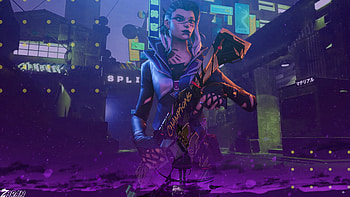 Valorant Fade Background, video game, Valorant HD wallpaper