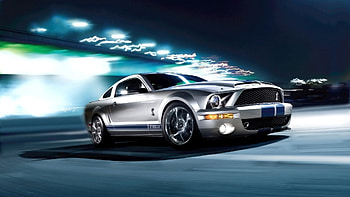 Ford Mustang Shelby GT500, sports, muscle car, 2018 HD wallpaper