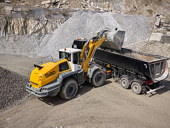 Vehicles, Wheel Loader, Liebherr L580 HD wallpaper