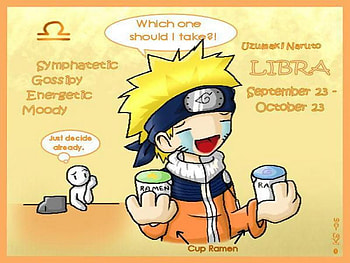 Chibi Naruto Horoscopes Libra, chibi, anime, naruto, libra, ramen HD wallpaper