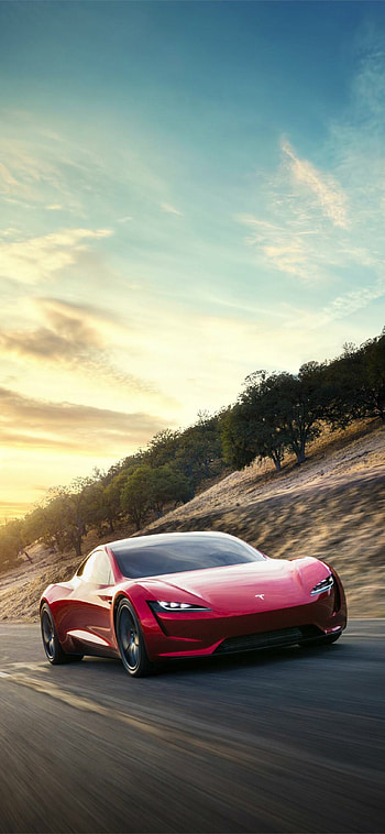 Tesla Model S, , Cave-like ambiance, screen backgrounds HD phone wallpaper